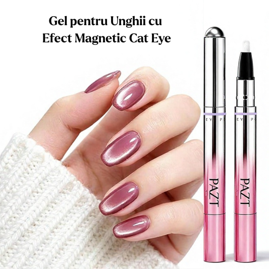 Gel Unghii 3 in 1 Magnetic Cat Eye