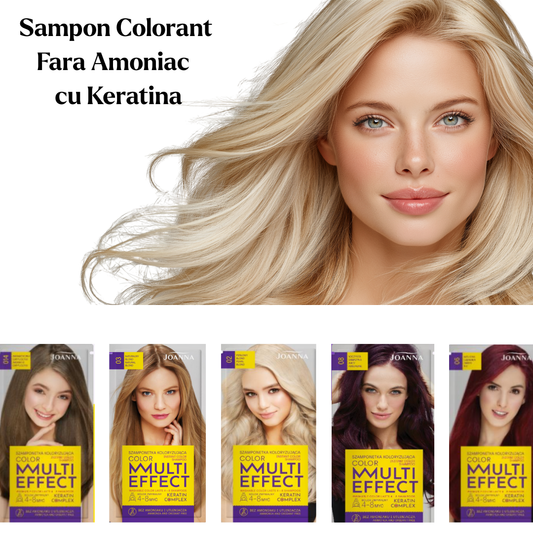 Sampon Colorant pentru Par fara Amoniac cu complex de Keratina